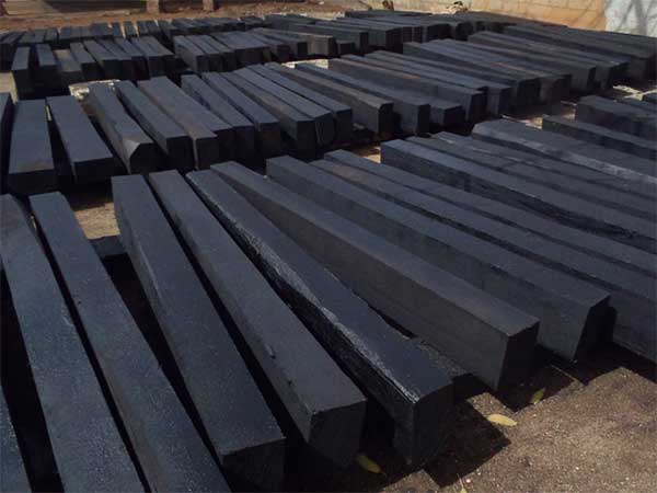 treated wood rail sleepers