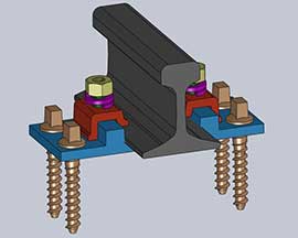 KPO clamp rail fastening system.2