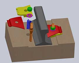 Nabla clip rail fastening system.2