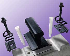 SKL clip rail fastening system.2