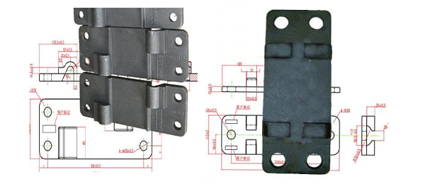 design drawings of rail tie plates