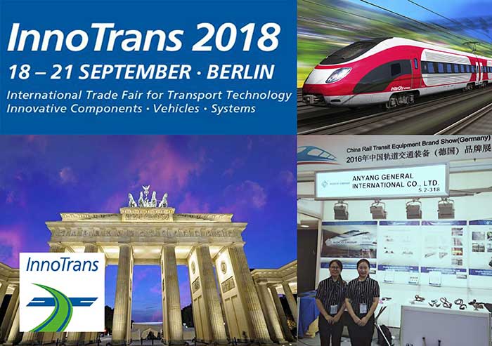 invitation of Inno Trans 2018 from AGICO Rail