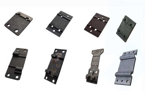 types of rail tie plates