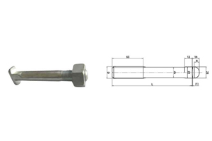 rail bolt NFF50-008