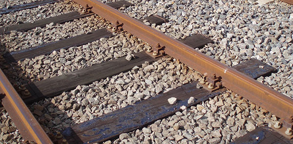 railway clamps in railroad