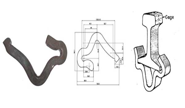 t and v shaped rail anchors