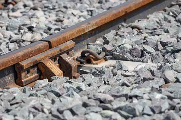track ballast in railroad system