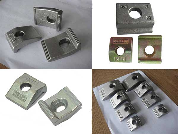 types of railway clamps